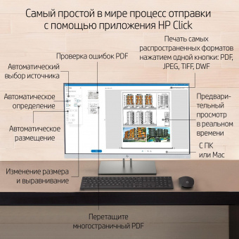 Плоттер HP Designjet T650 (5HB10A) A0/36" от магазина РЭССИ