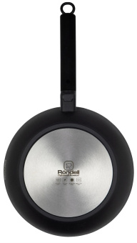 Сковорода Rondell Loft RDA-1144 круглая 24см покрытие: TriTitan ручка несъемная (без крышки) черный от магазина РЭССИ