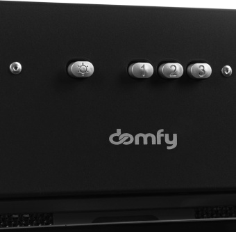 Вытяжка встраиваемая Domfy DM6036BB BG черный управление: кнопочное (1 мотор) от магазина РЭССИ