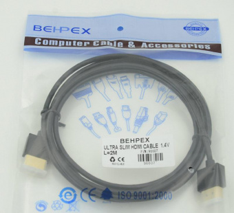 Кабель HDMI (m)/HDMI (m) 3м. позолоч.конт. от магазина РЭССИ