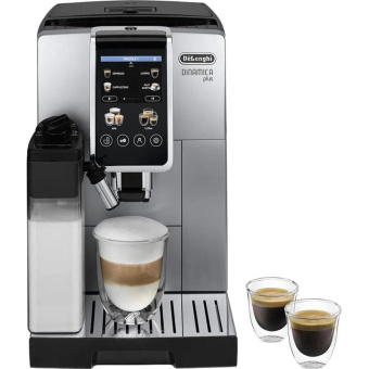Кофемашина Delonghi Dinamica Plus ECAM380.85.SB 1450Вт серебристый/черный от магазина РЭССИ