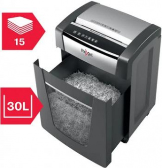 Шредер Rexel Momentum M515 EU (секр.P-5) фрагменты 15лист. 30лтр. скрепки скобы от магазина РЭССИ
