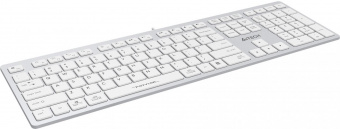 Клавиатура A4Tech Fstyler FX50 белый USB slim Multimedia (FX50 WHITE) от магазина РЭССИ