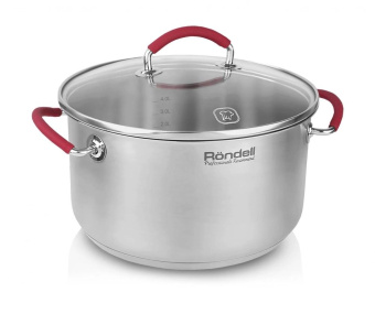 Кастрюля Rondell Sorge RDS-1221 5.1л. d=24см (с крышкой) стальной от магазина РЭССИ