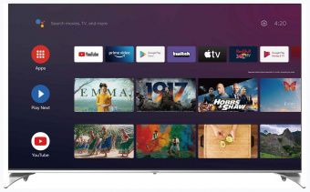 Телевизор QLED Hyundai 50" H-LED50QBU7500 Android TV Frameless черный 4K Ultra HD 60Hz DVB-T DVB-T2 DVB-C DVB-S DVB-S2 USB WiFi Smart TV от магазина РЭССИ