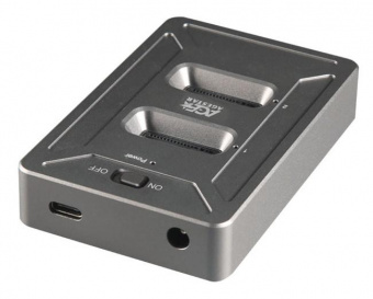 Док-станция SSD AgeStar 31CBNV2H NVMe USB3.2 алюминий серый M2 2280 M-key от магазина РЭССИ