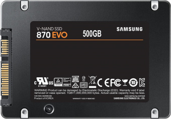 Накопитель SSD Samsung SATA III 500Gb MZ-77E500B/EU 870 EVO 2.5" от магазина РЭССИ