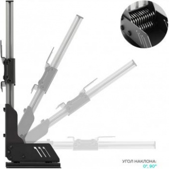 Кронштейн для телевизора Onkron CR1S черный 10"-40" макс.30кг потолочный поворот и наклон от магазина РЭССИ
