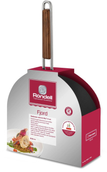 Сотейник Rondell Fjord RDA-1799 d=28см (с крышкой) черный от магазина РЭССИ
