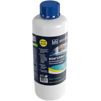 Коагулянт для очистки воды в бассейнах Goodhim Коагулянт 1л готовый раствор 84033 от магазина РЭССИ