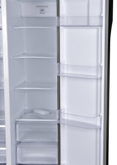 Холодильник Hyundai CS6503FV 2-хкамерн. черное стекло инвертер от магазина РЭССИ