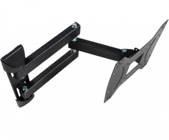 Кронштейн для телевизора Kromax OPTIMA-404 черный 15"-55" макс.35кг настенный поворотно-выдвижной и наклонный от магазина РЭССИ
