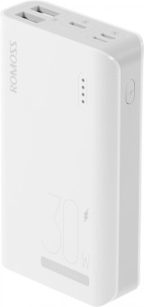 Мобильный аккумулятор Romoss Sense 4S Pro 10000mAh QC 3A белый от магазина РЭССИ