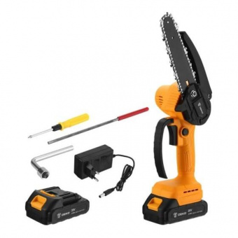 Электрическая цепная пила Deko DKCHS 20-6 дл.шины:6" (15.2cm) 2аккум. 2Ач (063-4309) от магазина РЭССИ