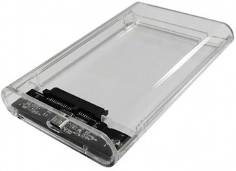 Внешний корпус для HDD/SSD AgeStar 3UB2P6C SATA III USB3.0 пластик прозрачный 2.5" от магазина РЭССИ