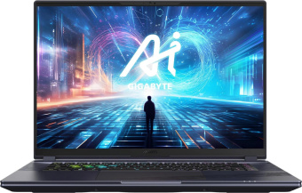 Ноутбук Gigabyte Aorus 16X Core i7 13650HX 32Gb SSD1Tb NVIDIA GeForce RTX4070 8Gb 16" IPS QHD+ (2560x1600) Free DOS grey WiFi BT Cam (9SG-43KZC64SD) от магазина РЭССИ