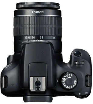 Зеркальный Фотоаппарат Canon EOS 4000D черный 18Mpix Ef-S 18-55mm f/3.5-5.6 2.7" 1080p SDXC Li-ion (с объективом) от магазина РЭССИ