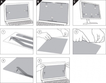 Экран защиты информации для монитора 3M PF270W9B (7000031980) 27" черный от магазина РЭССИ