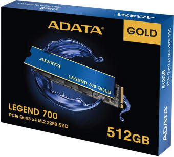 Накопитель SSD A-Data PCIe 3.0 x4 512GB SLEG-700G-512GCS-SH7 Legend 700 Gold M.2 2280 от магазина РЭССИ