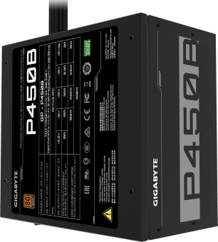 Блок питания Gigabyte ATX 450W GP-P450B 80+ bronze (24+4+4pin) APFC 120mm fan 6xSATA RTL от магазина РЭССИ