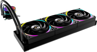 Система водяного охлаждения Formula Oasis L360 ARGB Soc-AM5/AM4/1200/2066/1700/1851 черный 4-pin 1-27dB Al+Cu 360W Ret (OASIS L360 ARGB BK) от магазина РЭССИ