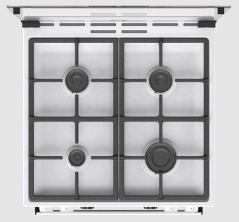 Плита Комбинированная Gorenje GK6C4WF белый (стеклянная крышка) реш.чугун от магазина РЭССИ