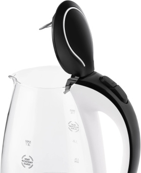 Чайник электрический Vitek VT-7027 1.8л. 2200Вт черный корпус: стекло от магазина РЭССИ