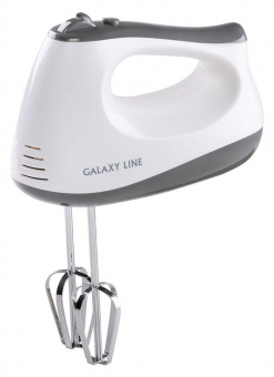 Миксер ручной Galaxy Line GL 2225 400Вт белый/серый от магазина РЭССИ