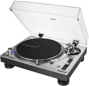 Проигрыватель винила Audio-Technica AT-LP140XPSVE ручной серебристый от магазина РЭССИ