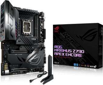 Материнская плата Asus ROG MAXIMUS Z790 APEX ENCORE Soc-1700 Intel Z790 2xDDR5 ATX AC`97 8ch(7.1) 2.5Gg RAID от магазина РЭССИ
