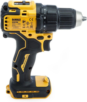 Дрель-шуруповерт DeWalt DCD708N-XJ Без АКБ и ЗУ аккум. патрон:быстрозажимной (DCD708N-XJ) от магазина РЭССИ