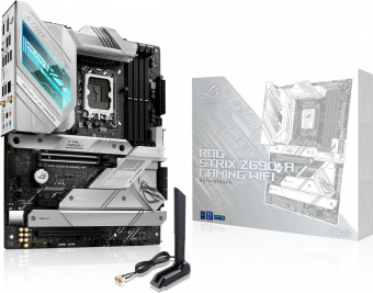 Материнская плата Asus ROG STRIX Z690-A GAMING WIFI Soc-1700 Intel Z690 4xDDR5 ATX AC`97 8ch(7.1) 2.5Gg RAID+HDMI+DP от магазина РЭССИ