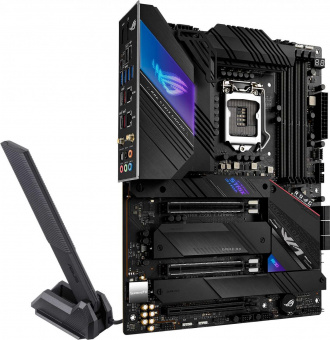 Материнская плата Asus ROG STRIX Z590-E GAMING WIFI Soc-1200 Intel Z590 4xDDR4 ATX AC`97 8ch(7.1) 2x2.5Gg RAID+HDMI от магазина РЭССИ