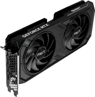 Видеокарта Palit PCI-E 4.0 RTX4070 SUPER DUAL OC NVIDIA GeForce RTX 4070 Super 12Gb 192bit GDDR6X 1980/21000 HDMIx1 DPx3 HDCP Ret от магазина РЭССИ