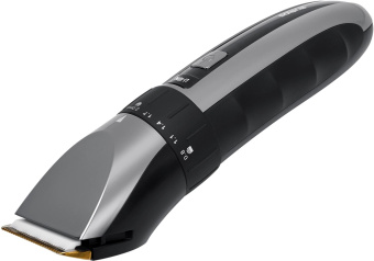 Машинка для стрижки Polaris PHC 3017RC Argan Therapy Pro черный/серебристый (насадок в компл:5шт) от магазина РЭССИ