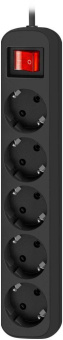 Сетевой удлинитель Defender G518 1.8м (5 розеток) черный (коробка) от магазина РЭССИ