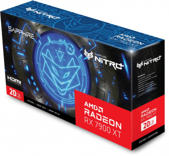 Видеокарта Sapphire PCI-E 4.0 11323-01-40G NITRO+ RX 7900 XT GAMING OC VAPOR-X AMD Radeon RX 7900XT 20480Mb 320 GDDR6 2220/20000 HDMIx2 DPx2 HDCP Ret от магазина РЭССИ