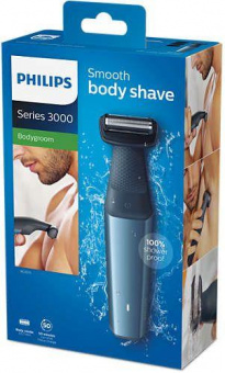 Триммер Philips BG3015/15 синий/черный (насадок в компл:3шт) от магазина РЭССИ