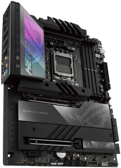 Материнская плата Asus ROG CROSSHAIR X670E HERO SocketAM5 AMD X670 4xDDR5 ATX AC`97 8ch(7.1) 2.5Gg RAID+HDMI от магазина РЭССИ