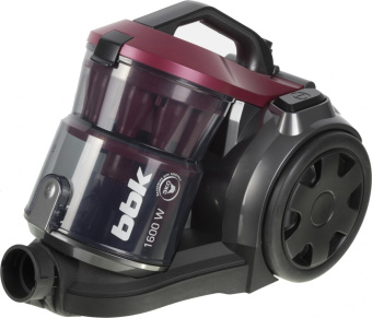 Пылесос BBK BV1502 1600Вт черный/вишневый от магазина РЭССИ