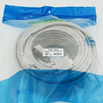 Кабель CABLE30 DB15 (m) DB15 (m) 30м феррит.кольца белый от магазина РЭССИ