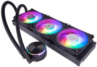 Система водяного охлаждения Cooler Master PL360 Flux ARGB Soc-AM5/AM4/1151/1200/1700 черный 4-pin 32dB Al 250W Ret (MLY-D36M-A23PZ-R1) от магазина РЭССИ