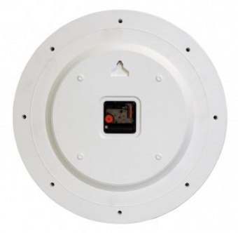 Часы настенные аналоговые Бюрократ WallC-R67P D39см серебристый (WALLC-R67P39/SILVER) от магазина РЭССИ