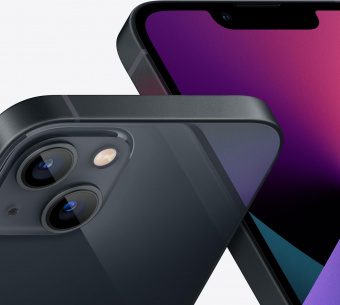 Смартфон Apple A2481 iPhone 13 mini 128Gb 4Gb темная ночь моноблок 3G 4G 1Sim 5.4" 1080x2340 iOS 16 12Mpix 802.11 a/b/g/n/ac/ax NFC GPS GSM900/1800 GSM1900 TouchSc Protect от магазина РЭССИ