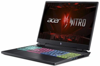 Ноутбук Acer Nitro 16 AN16-41-R3YQ Ryzen 7 7735H 16Gb SSD1Tb NVIDIA GeForce RTX4070 8Gb 16" IPS WQXGA (2560x1600) Windows 11 Home Single Language black WiFi BT Cam (NH.QKDCD.001) от магазина РЭССИ