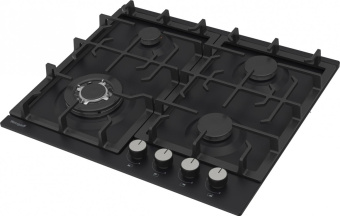 Газовая варочная поверхность Weissgauff HGG 641 BEB черный от магазина РЭССИ