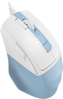 Мышь A4Tech Fstyler FM45S Air голубой/белый оптическая (2400dpi) silent USB (7but) от магазина РЭССИ