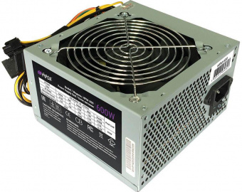 Блок питания Hiper ATX 600W HPM-600 (24+4+4pin) PPFC 120mm fan 4xSATA от магазина РЭССИ