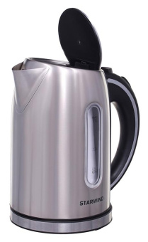 Чайник электрический Starwind SKS4210 1.7л. 2200Вт серебристый матовый (корпус: нержавеющая сталь) от магазина РЭССИ