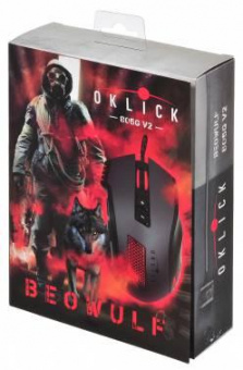 Мышь Оклик 805G V2 BEOWULF черный/серебристый оптическая (3200dpi) USB (8but) от магазина РЭССИ